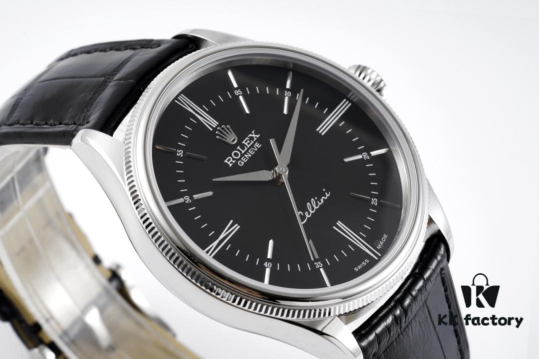 6931a6a3ccd8ab3d7af9b0bc KZ Reimagined 'Core' Edition - Premium Rolex Cellini 50509 Time Automatic Watch with Exclusive Blue Hairspring Custom Cal.3132 Movement