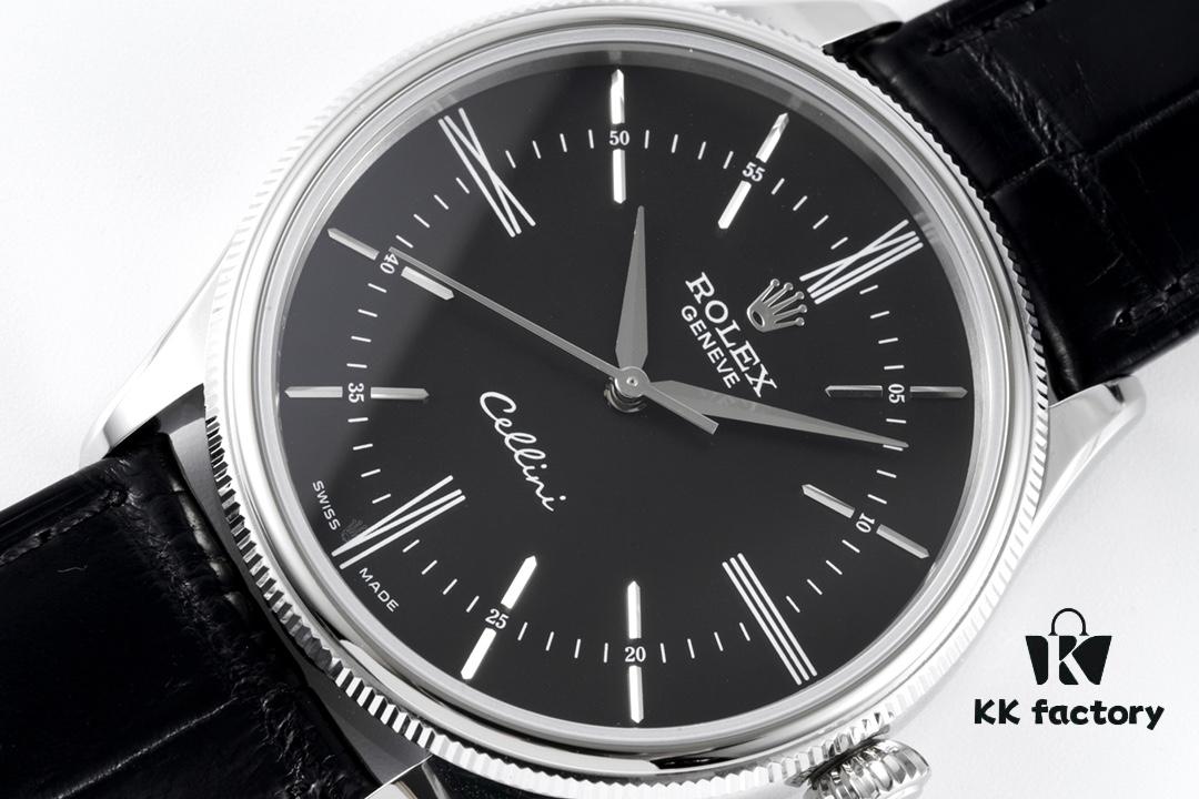 6931a6a3ccd8ab3d7af9b0bf KZ Reimagined 'Core' Edition - Premium Rolex Cellini 50509 Time Automatic Watch with Exclusive Blue Hairspring Custom Cal.3132 Movement