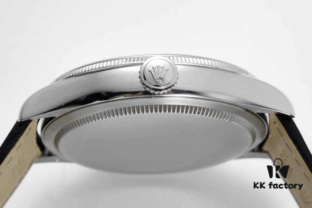6931a6a3ccd8ab3d7af9b0c1 KZ Reimagined 'Core' Edition - Premium Rolex Cellini 50509 Time Automatic Watch with Exclusive Blue Hairspring Custom Cal.3132 Movement