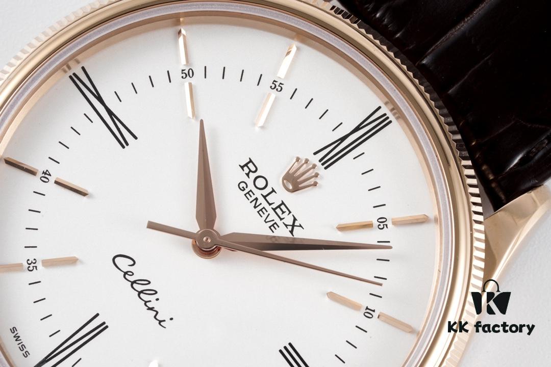 6931a6a4ccd8ab3d7af9b0c7 KZ Reimagined 'Core' Edition, Premium Rolex Cellini 50509 Time-only Automatic Watch with Exclusive Blue Hairspring Custom Cal.3132 Integrated Movement, Individual Serial Number Included