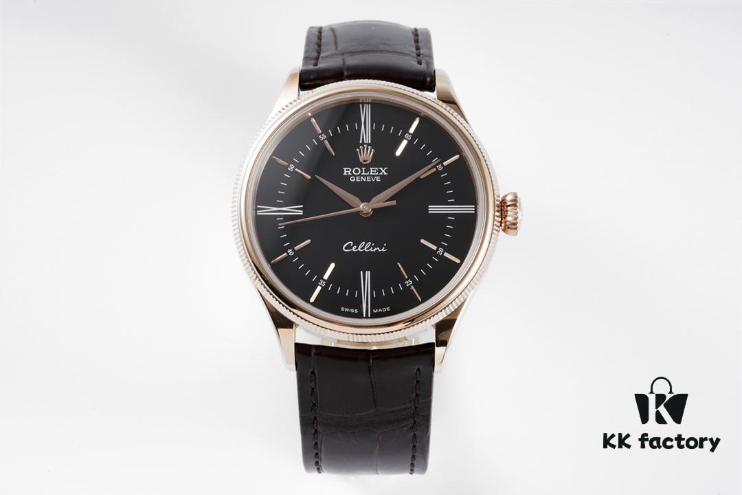 6931a6a4ccd8ab3d7af9b0cd KZ Reimagined 'Core' Edition - Premium Rolex Cellini 50509 Time-only Automatic Watch with Exclusive Blue Hairspring Custom Cal.3132 Movement, Individual Serial Number Included