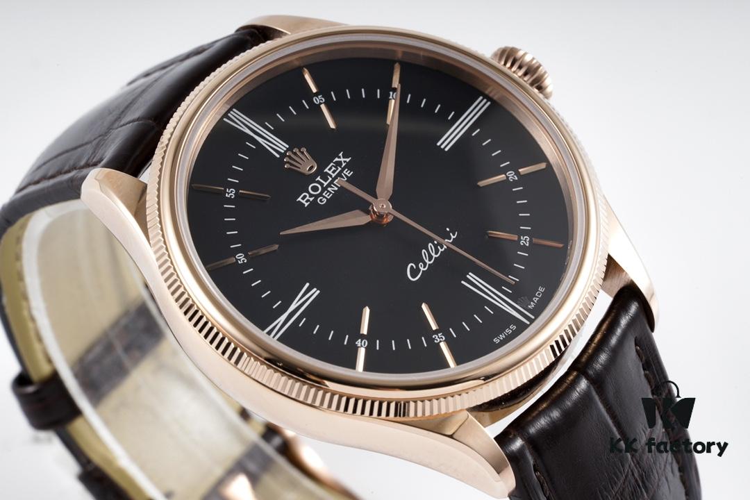 6931a6a4ccd8ab3d7af9b0ce KZ Reimagined 'Core' Edition - Premium Rolex Cellini 50509 Time-only Automatic Watch with Exclusive Blue Hairspring Custom Cal.3132 Movement, Individual Serial Number Included
