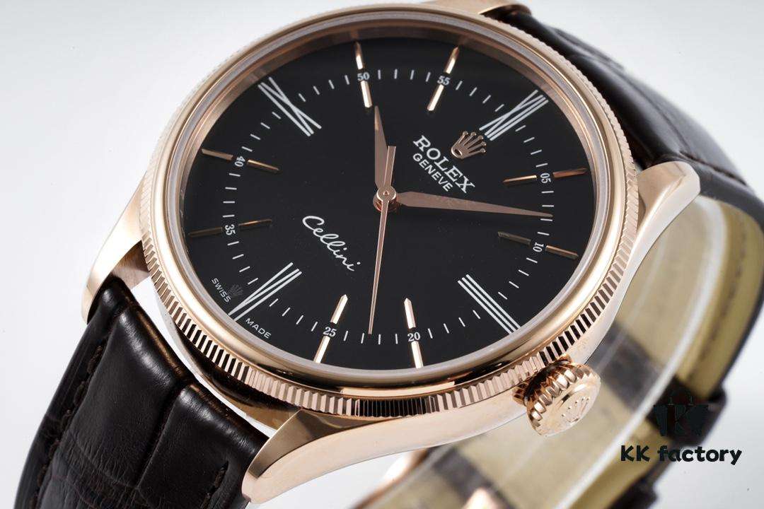 6931a6a4ccd8ab3d7af9b0cf KZ Reimagined 'Core' Edition - Premium Rolex Cellini 50509 Time-only Automatic Watch with Exclusive Blue Hairspring Custom Cal.3132 Movement, Individual Serial Number Included