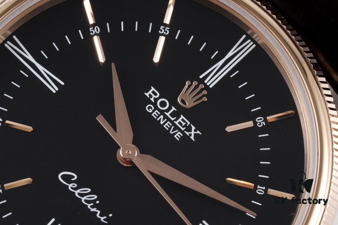 6931a6a4ccd8ab3d7af9b0d0 KZ Reimagined 'Core' Edition - Premium Rolex Cellini 50509 Time-only Automatic Watch with Exclusive Blue Hairspring Custom Cal.3132 Movement, Individual Serial Number Included