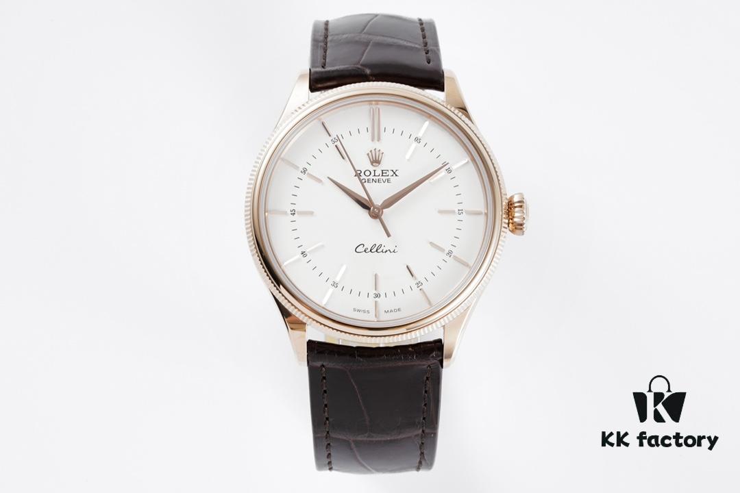 6931a6a4ccd8ab3d7af9b0d6 KZ Reimagined 'Core' Edition: Premium Rolex Cellini 50509 Timepiece with Automatic Movement, Featuring Exclusive Blue Hairspring Custom Cal.3132 Integrated Movement, Individual Serial Number Included