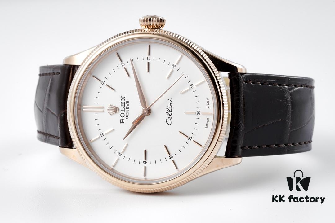 6931a6a5ccd8ab3d7af9b0db KZ Reimagined 'Core' Edition: Premium Rolex Cellini 50509 Timepiece with Automatic Movement, Featuring Exclusive Blue Hairspring Custom Cal.3132 Integrated Movement, Individual Serial Number Included