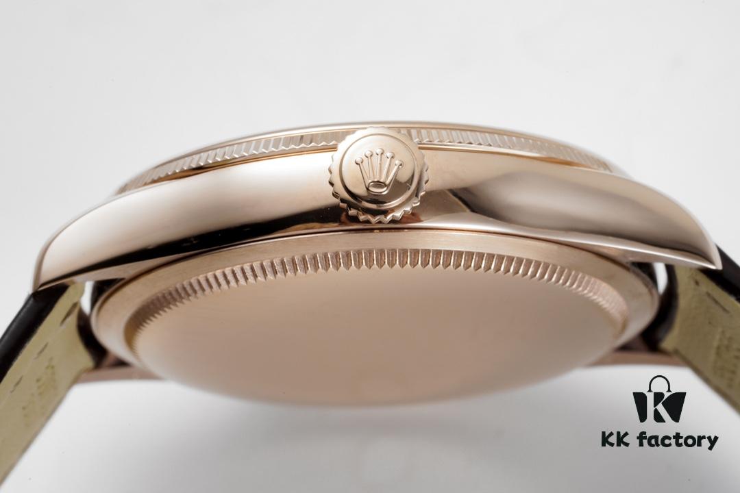 6931a6a5ccd8ab3d7af9b0dc KZ Reimagined 'Core' Edition: Premium Rolex Cellini 50509 Timepiece with Automatic Movement, Featuring Exclusive Blue Hairspring Custom Cal.3132 Integrated Movement, Individual Serial Number Included