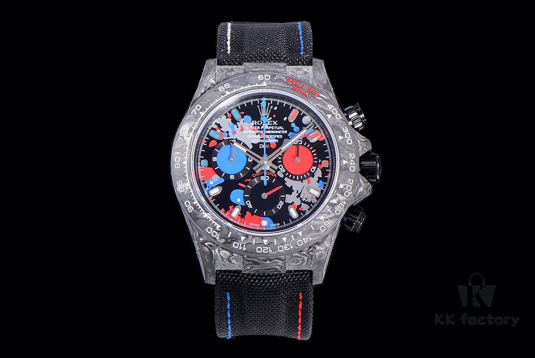 6931a6a9ccd8ab3d7af9b126 New Arrival Craftsmanship Meets Innovation Dream-Chasing Daytona Chronograph Carbon Fiber Custom Edition V2