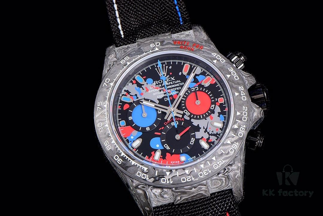 6931a6a9ccd8ab3d7af9b127 New Arrival Craftsmanship Meets Innovation Dream-Chasing Daytona Chronograph Carbon Fiber Custom Edition V2