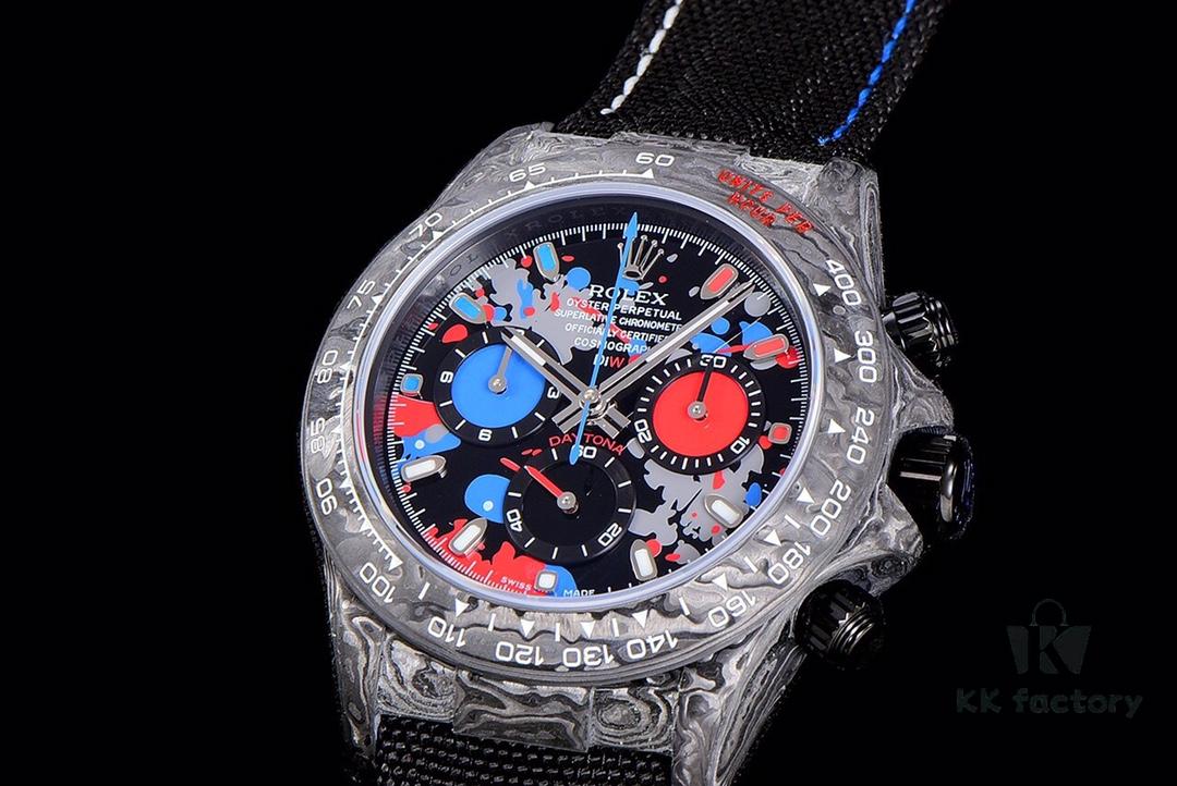 6931a6a9ccd8ab3d7af9b128 New Arrival Craftsmanship Meets Innovation Dream-Chasing Daytona Chronograph Carbon Fiber Custom Edition V2