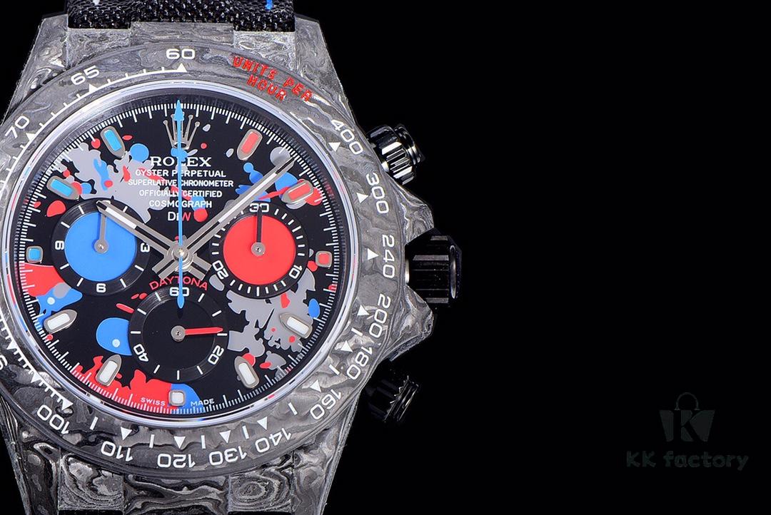 6931a6a9ccd8ab3d7af9b129 New Arrival Craftsmanship Meets Innovation Dream-Chasing Daytona Chronograph Carbon Fiber Custom Edition V2