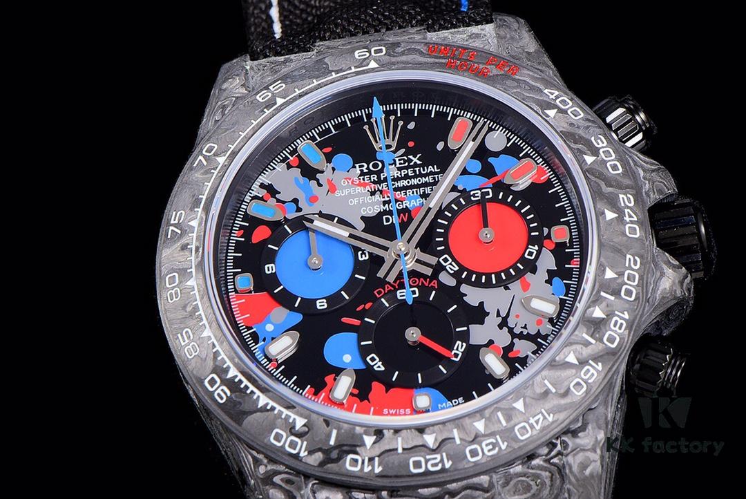 6931a6a9ccd8ab3d7af9b12a New Arrival Craftsmanship Meets Innovation Dream-Chasing Daytona Chronograph Carbon Fiber Custom Edition V2