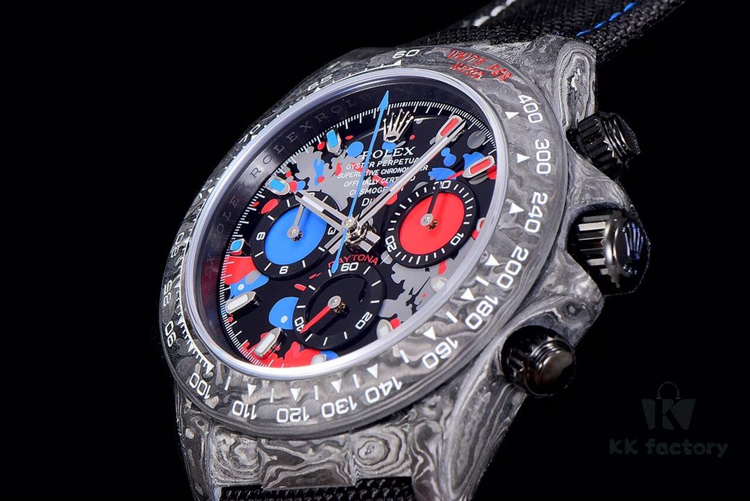 6931a6a9ccd8ab3d7af9b12b New Arrival Craftsmanship Meets Innovation Dream-Chasing Daytona Chronograph Carbon Fiber Custom Edition V2