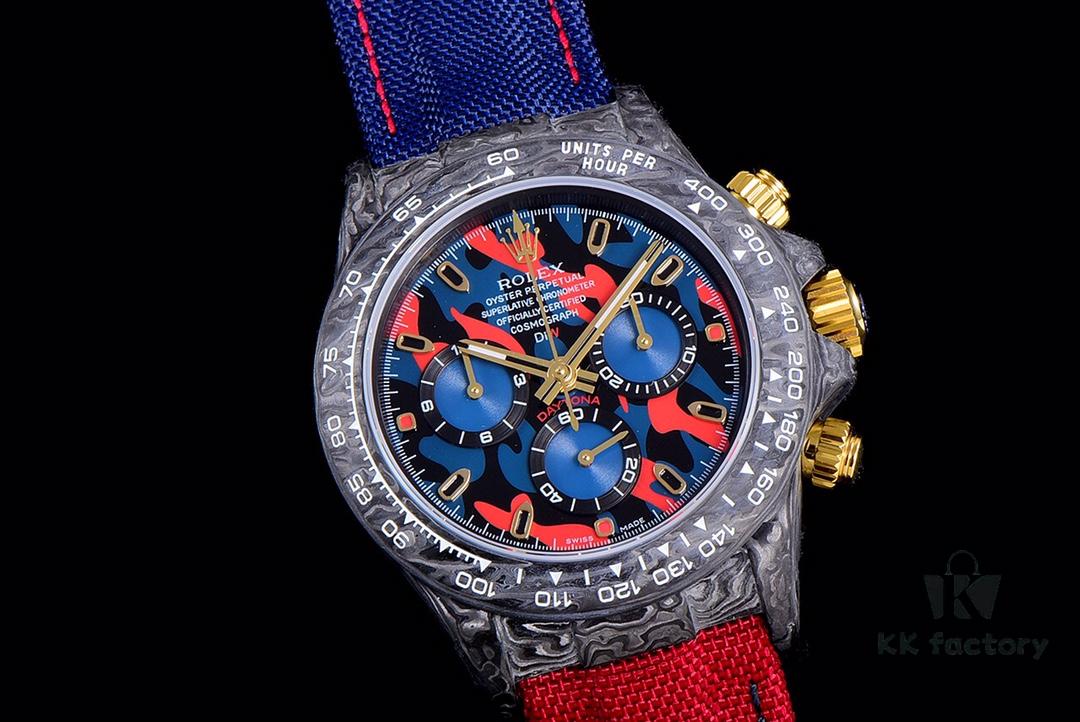 New Arrival Craftsmanship Meets Innovation, Dream-Chasing Daytona Series Carbon Fiber Custom Edition [V2] Watch