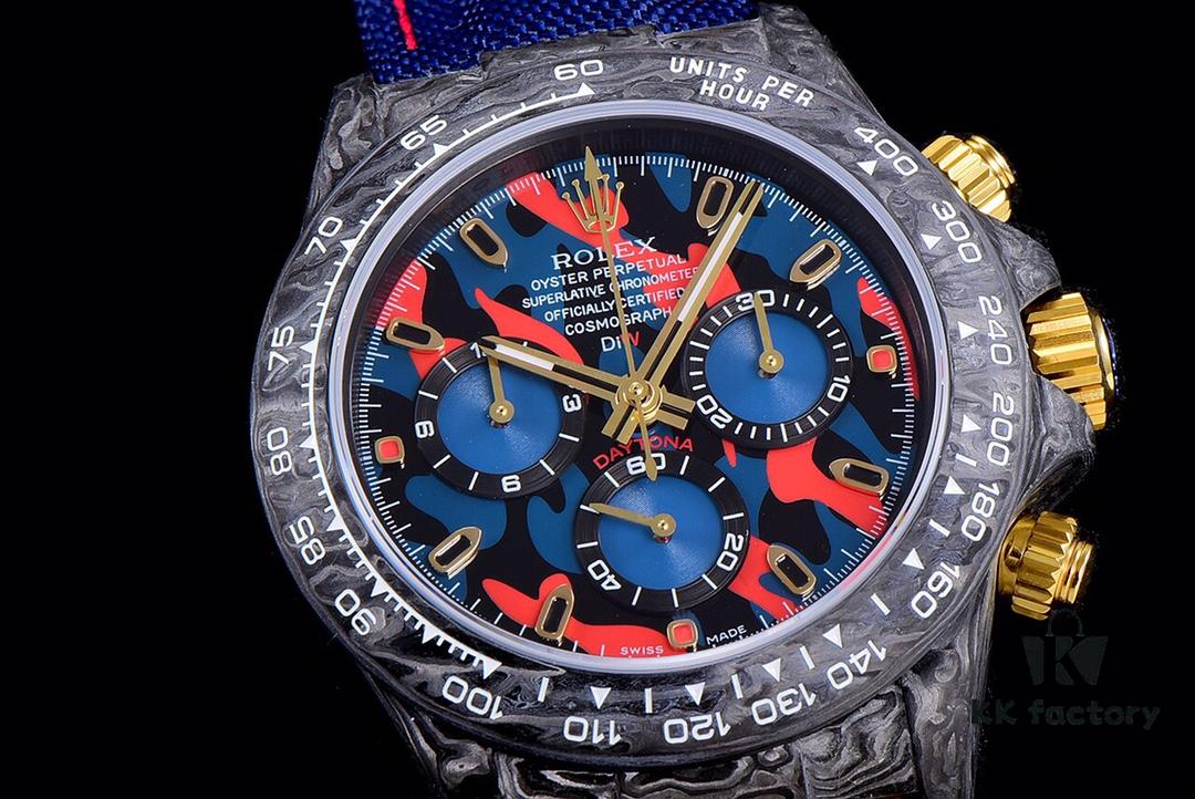 New Arrival Craftsmanship Meets Innovation, Dream-Chasing Daytona Series Carbon Fiber Custom Edition [V2] Watch