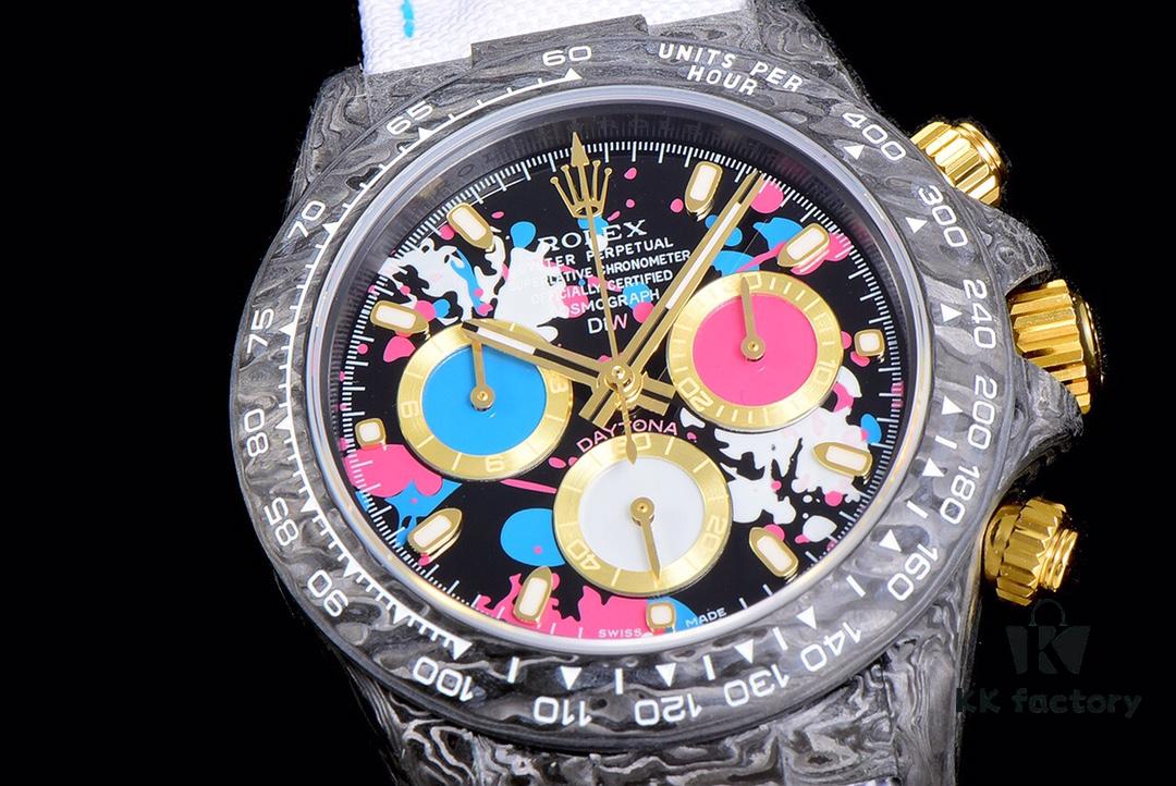 New Craftsmanship United, Dream-Chasing Daytona Chronograph Carbon Fiber Custom Edition [V2 Version]