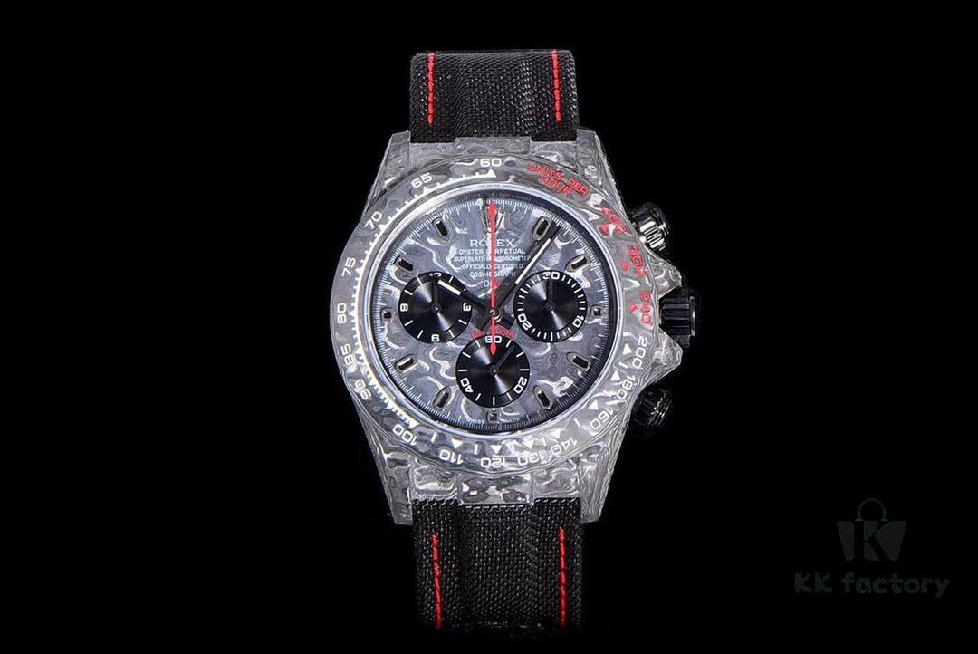 6931a6abccd8ab3d7af9b141 New Arrival Masterpiece United, Dream-Chasing Daytona Chronograph Carbon Fiber Custom Edition V2