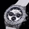 6931a6aeccd8ab3d7af9b179 New Arrival Master Craftsmanship United Dreaming On Carbon Fiber Custom Daytona Series V2 Edition Watch