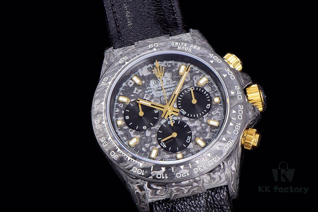 6931a6aeccd8ab3d7af9b181 New Arrival Master Craftsmanship United Dream Chaser Cosmic Chronograph Daytona Series Carbon Fiber Custom Edition V2 Watch