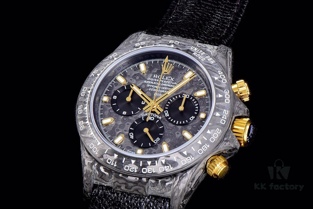 6931a6aeccd8ab3d7af9b182 New Arrival Master Craftsmanship United Dream Chaser Cosmic Chronograph Daytona Series Carbon Fiber Custom Edition V2 Watch