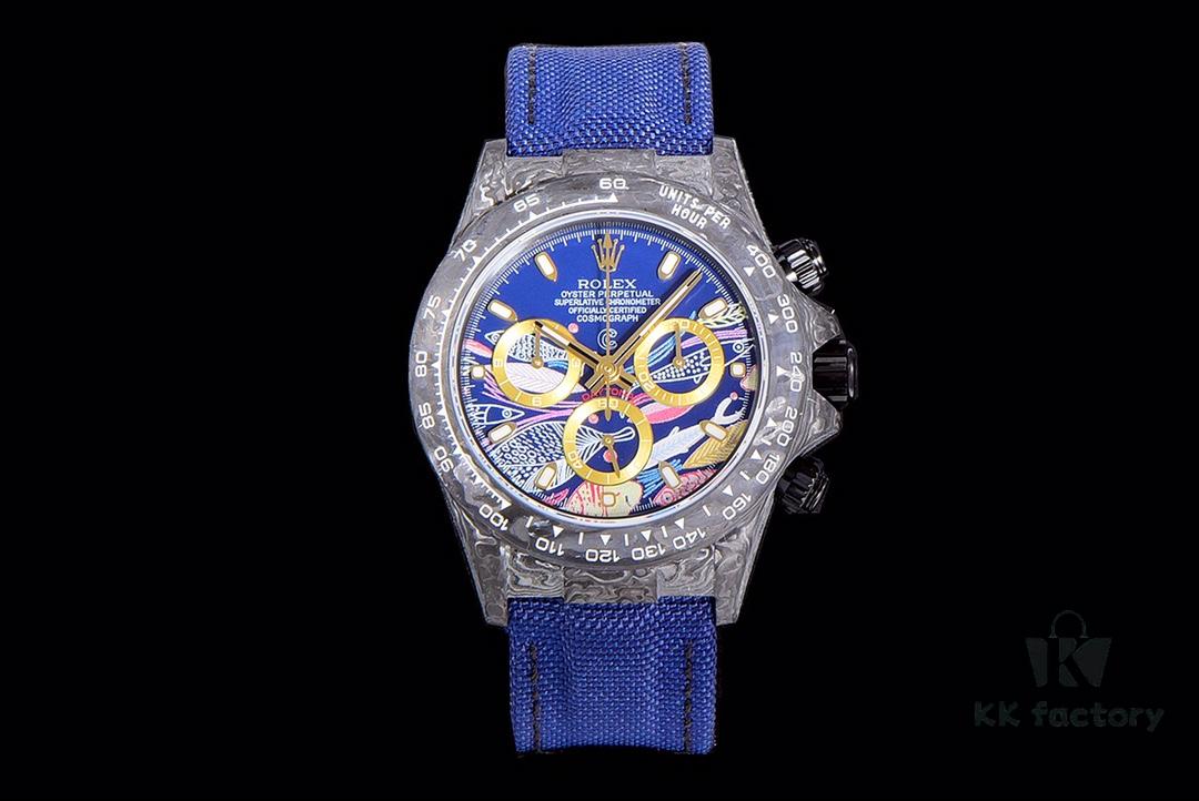 New Arrival Master Craftsmanship United, Dream-Chasing Never Stops - Cosmograph Daytona Series Carbon Fiber Custom Edition [V2 Version]
