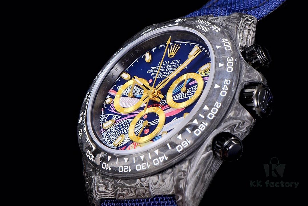 New Arrival Master Craftsmanship United, Dream-Chasing Never Stops - Cosmograph Daytona Series Carbon Fiber Custom Edition [V2 Version]