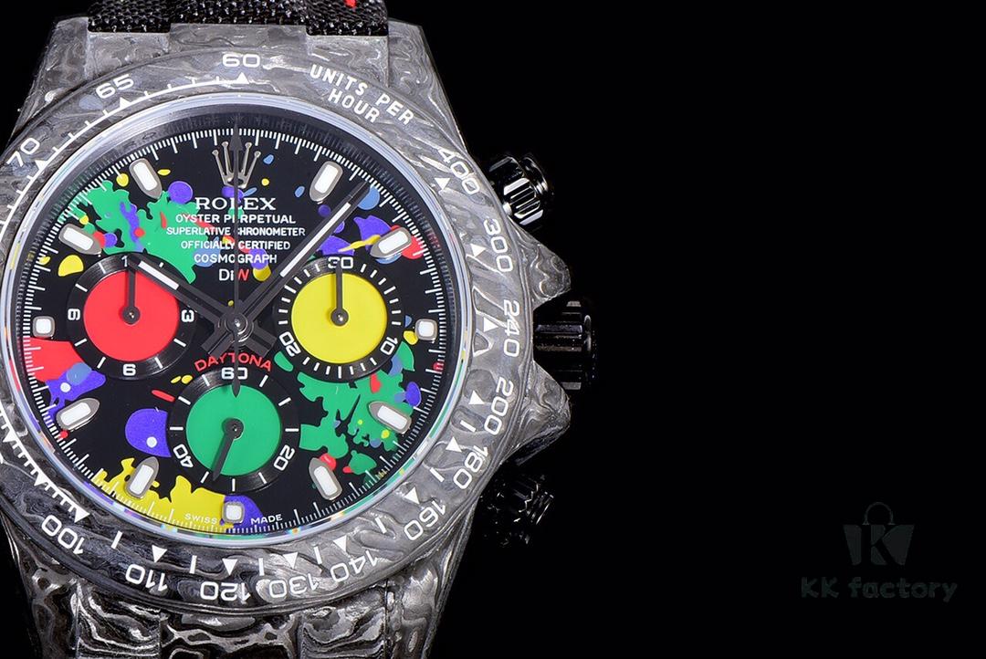 6931a6b1ccd8ab3d7af9b1a7 New Arrival Master Craftsmanship United Dream Chaser Cosmos Chronograph Daytona Series Carbon Fiber Custom Edition V2 Watch