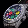 6931a6b1ccd8ab3d7af9b1a9 New Arrival Master Craftsmanship United Dream Chaser Cosmos Chronograph Daytona Series Carbon Fiber Custom Edition V2 Watch