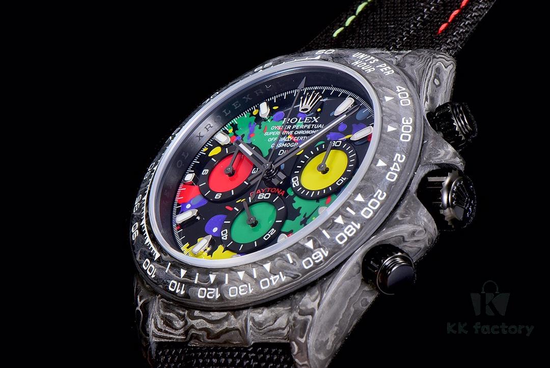 6931a6b1ccd8ab3d7af9b1a9 New Arrival Master Craftsmanship United Dream Chaser Cosmos Chronograph Daytona Series Carbon Fiber Custom Edition V2 Watch