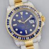 6931a6b4ccd8ab3d7af9b1db TWF Luxury Masterpiece, Rolex SUB Submariner Custom Diamond-Paved Edition