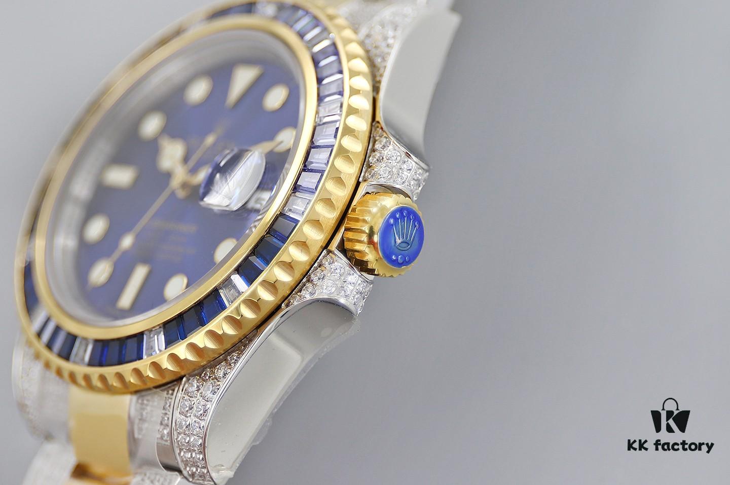 6931a6b4ccd8ab3d7af9b1dd TWF Luxury Masterpiece, Rolex SUB Submariner Custom Diamond-Paved Edition