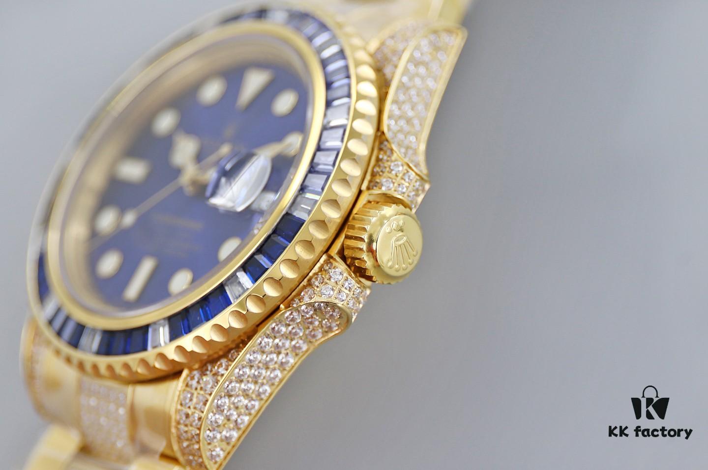 6931a6b4ccd8ab3d7af9b1e6 TWF Luxury Masterpiece, Rolex SUB Submariner Custom Diamond-Paved Edition