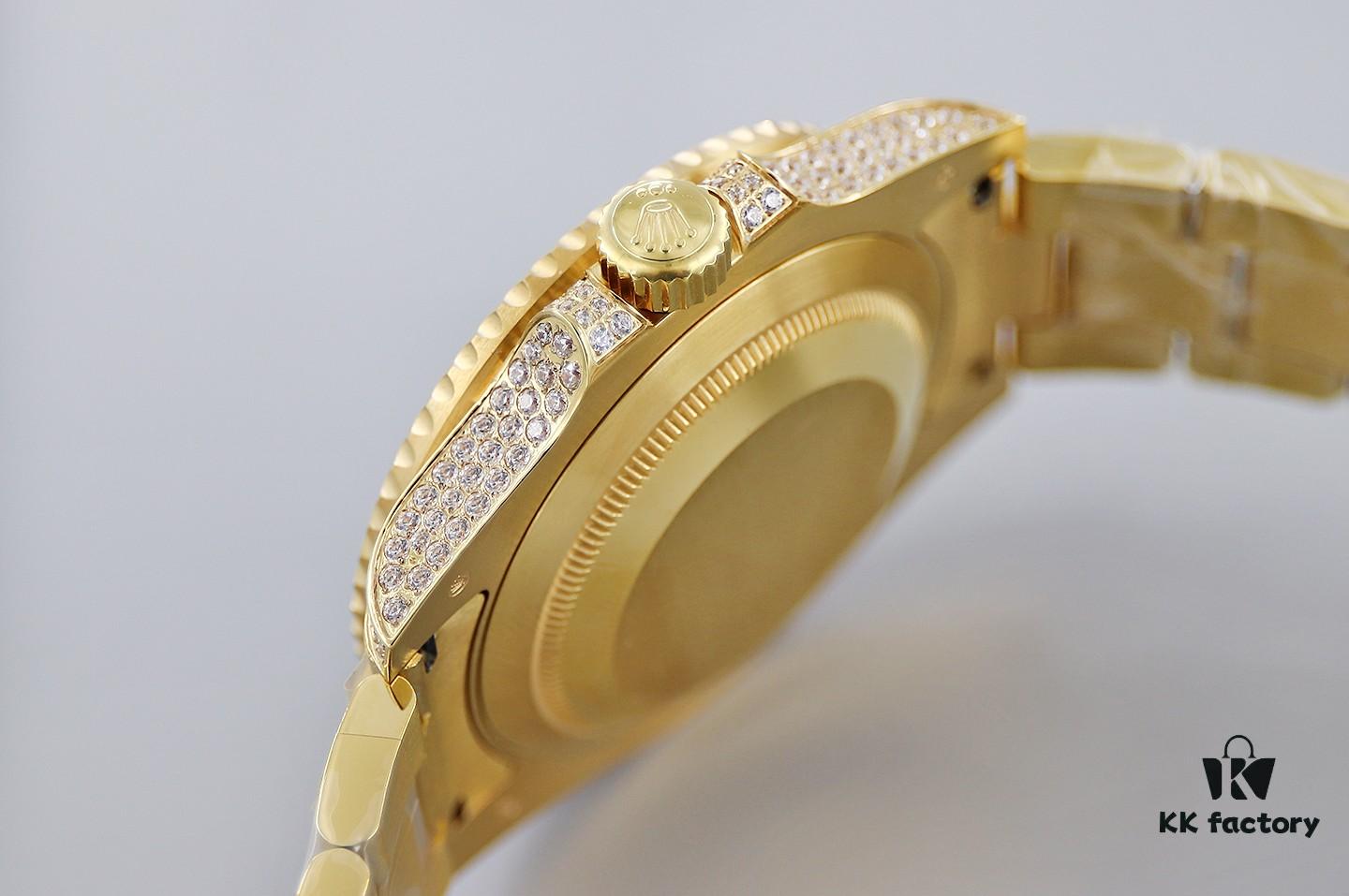 6931a6b4ccd8ab3d7af9b1e7 TWF Luxury Masterpiece, Rolex SUB Submariner Custom Diamond-Paved Edition