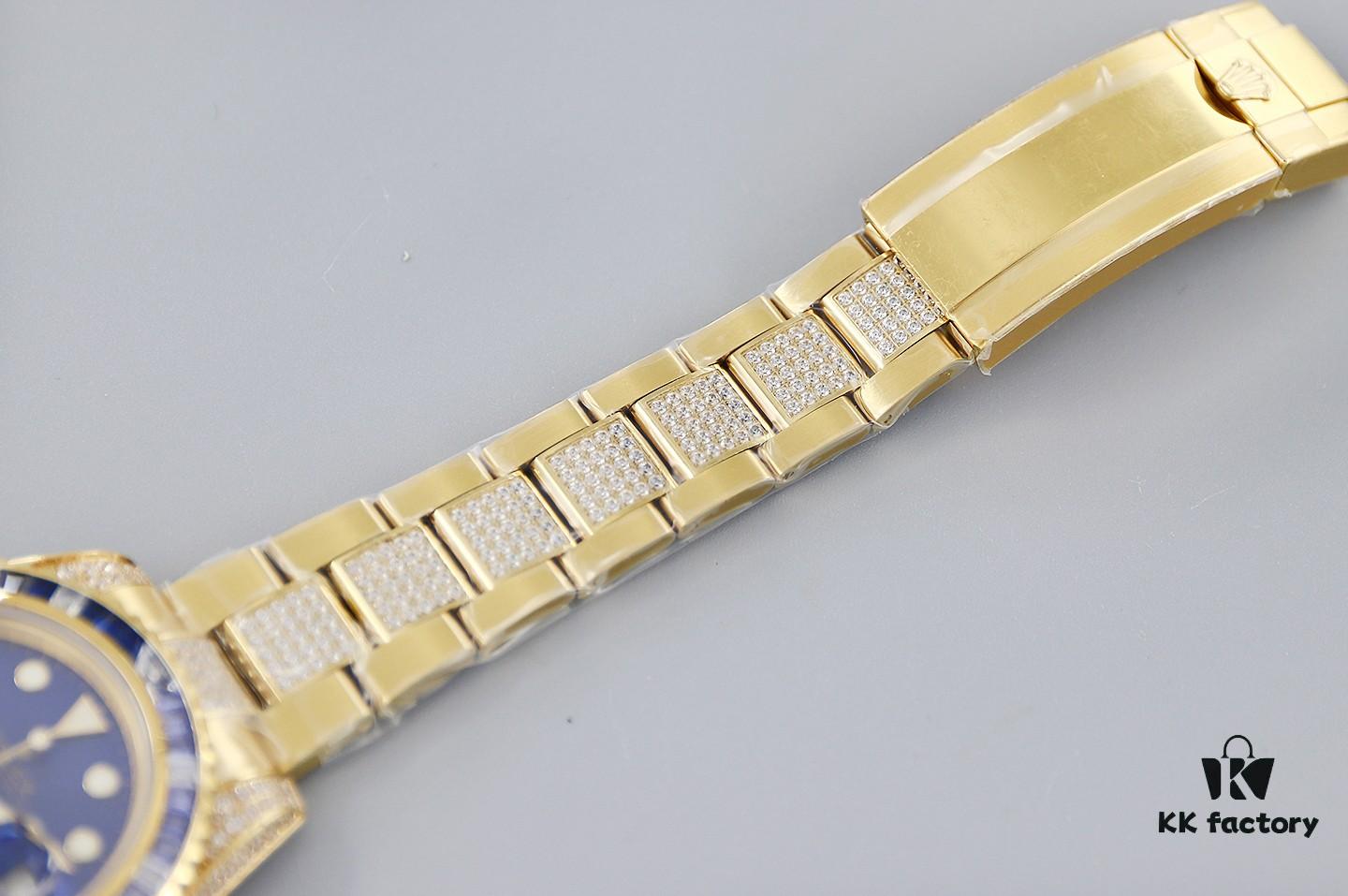 6931a6b4ccd8ab3d7af9b1e9 TWF Luxury Masterpiece, Rolex SUB Submariner Custom Diamond-Paved Edition