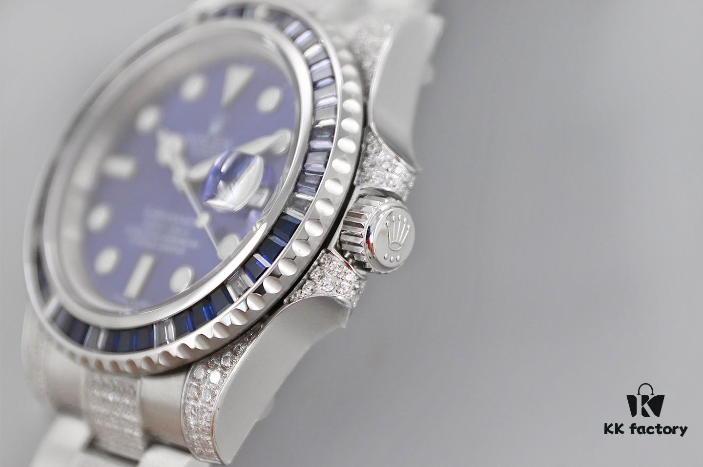 TWF Luxury Masterpiece, Rolex SUB Sea-Seeker Custom Diamond-Paved Edition