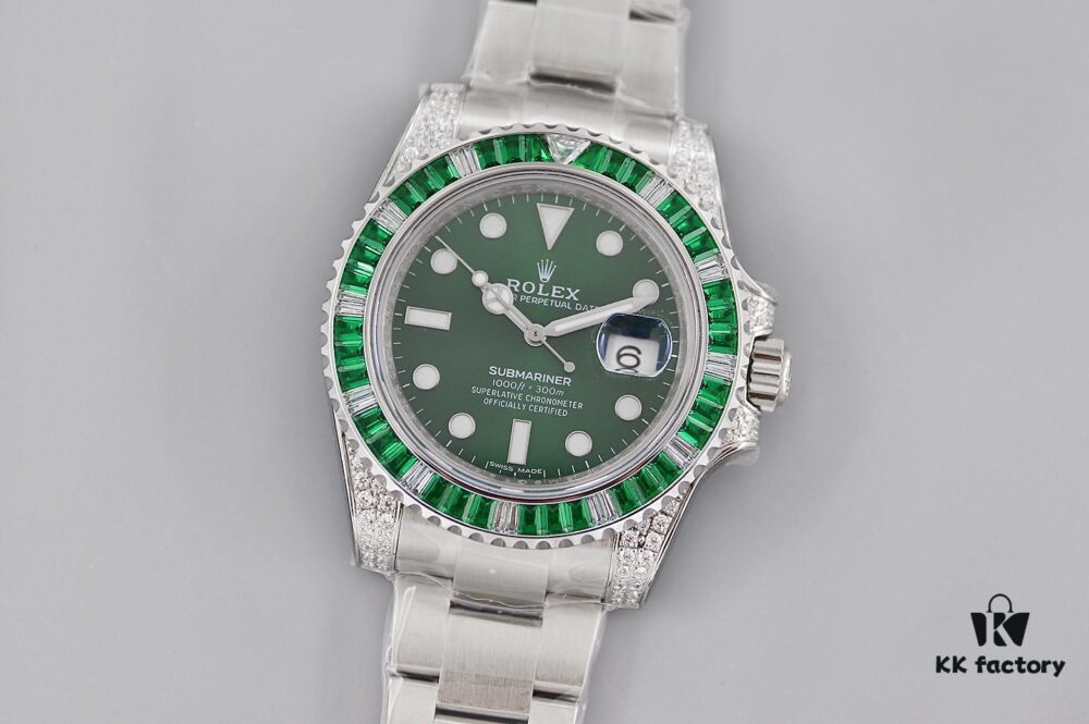 6931a6b6ccd8ab3d7af9b1fe TWF Luxury Masterpiece, Rolex SUB Sea-Seeker Custom Bezel with Diamond Setting