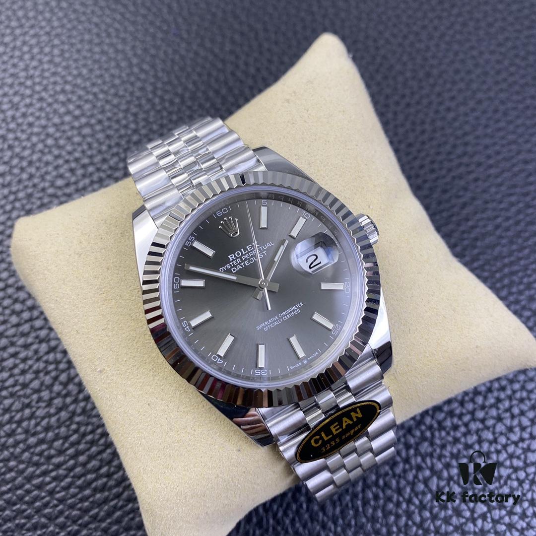 6931a6b9ccd8ab3d7af9b235 Clean Factory / C Factory New Rolex Datejust Series m126334-0014 Gray Dial