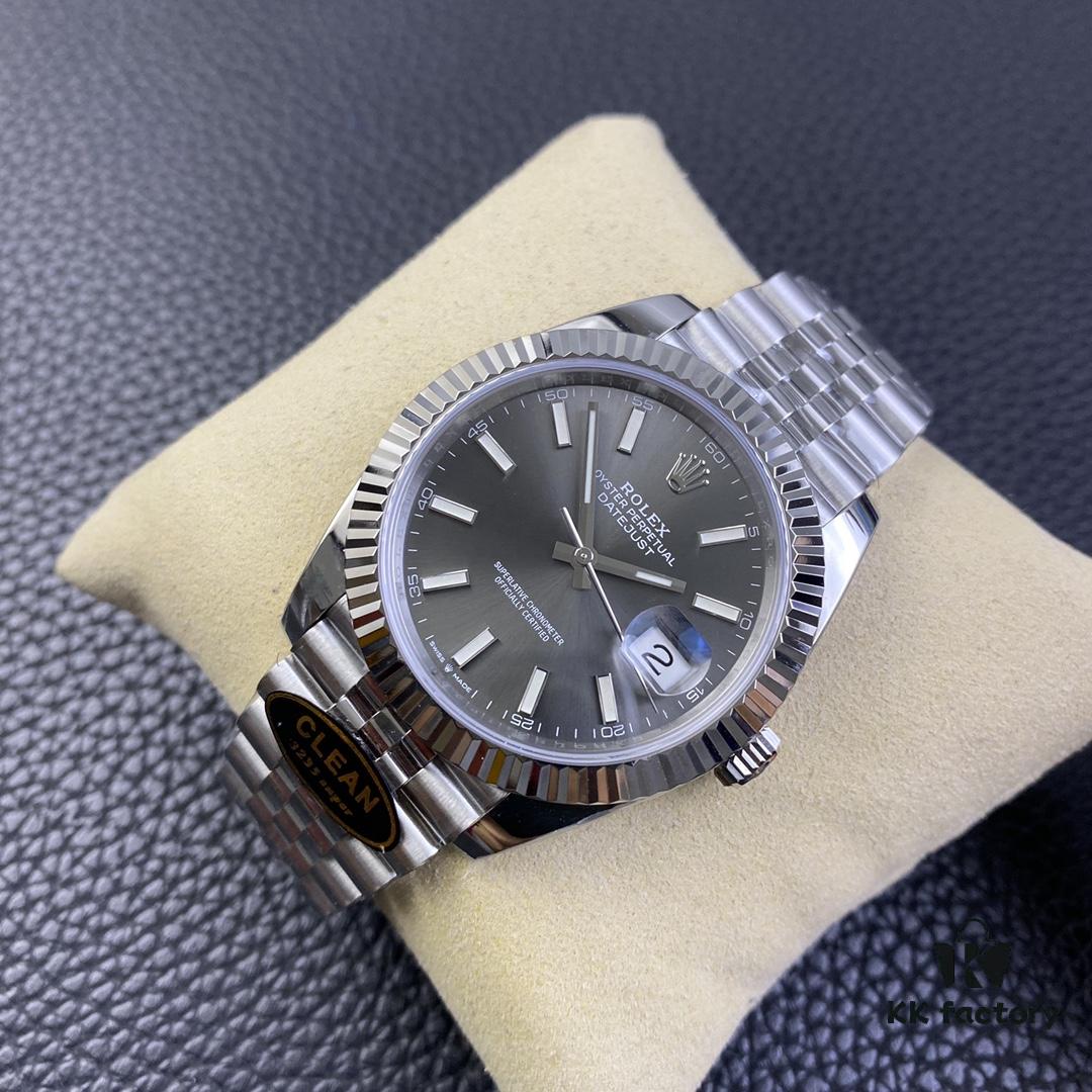 6931a6b9ccd8ab3d7af9b236 Clean Factory / C Factory New Rolex Datejust Series m126334-0014 Gray Dial