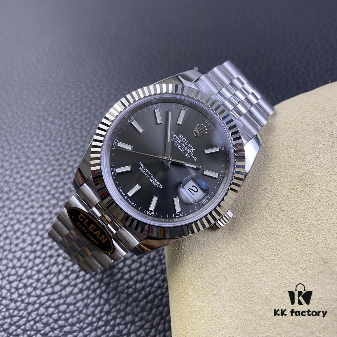 6931a6b9ccd8ab3d7af9b239 Clean Factory / C Factory New Rolex Datejust Series m126334-0014 Gray Dial