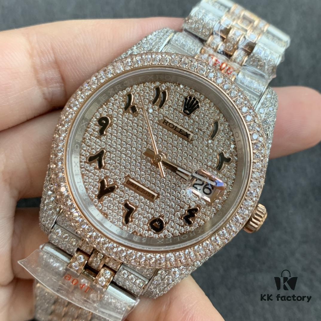 6931a6c0ccd8ab3d7af9b2ac Limited Arrival! Brilliant ✨ Ultimate Rolex Datejust Fully Paved Special Edition with 904L Stainless Steel and Full Diamond Inlay