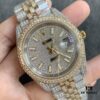6931a6c0ccd8ab3d7af9b2b4 Limited Arrival! Sparkling to the Extreme — Perfect Rolex Datejust Fully Paved with Diamonds Special Edition — 904L Stainless Steel Diamond-Paved Watch