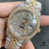 6931a6c0ccd8ab3d7af9b2b5 Limited Arrival! Sparkling to the Extreme — Perfect Rolex Datejust Fully Paved with Diamonds Special Edition — 904L Stainless Steel Diamond-Paved Watch