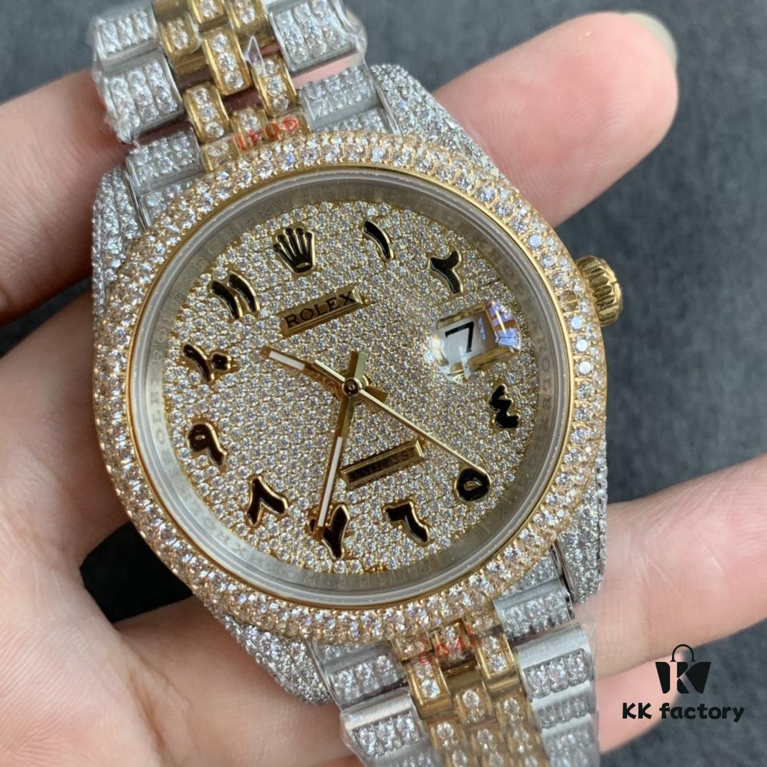 6931a6c1ccd8ab3d7af9b2bd Limited Arrival! Brilliant ✨ Ultimate Rolex Datejust Full Diamond-Paved Watch – Special 904L Stainless Steel Fully Paved with Swarovski Crystals