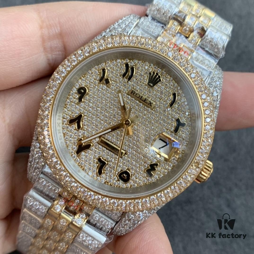 6931a6c1ccd8ab3d7af9b2be Limited Arrival! Brilliant ✨ Ultimate Rolex Datejust Full Diamond-Paved Watch – Special 904L Stainless Steel Fully Paved with Swarovski Crystals