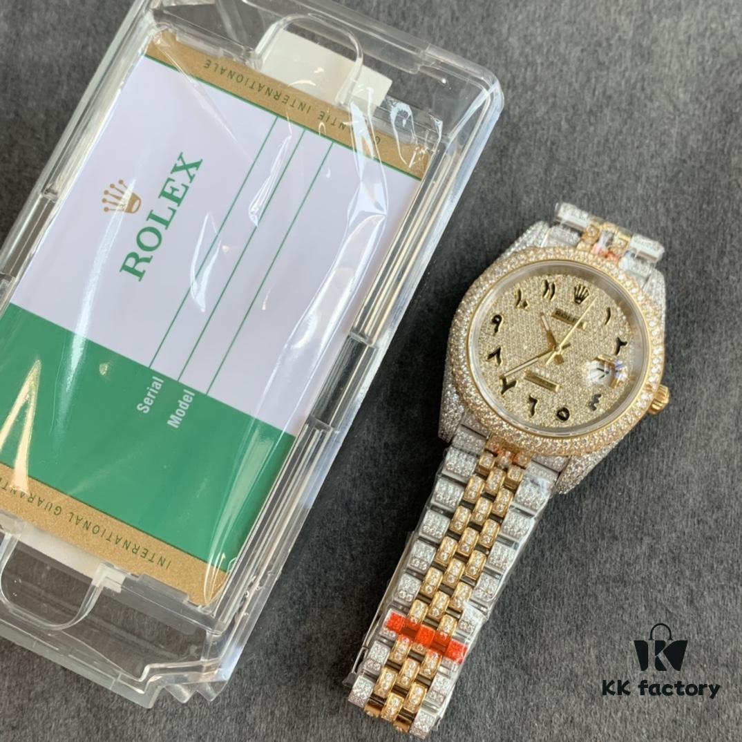 6931a6c1ccd8ab3d7af9b2c4 Limited Arrival! Brilliant ✨ Ultimate Rolex Datejust Full Diamond-Paved Watch – Special 904L Stainless Steel Fully Paved with Swarovski Crystals