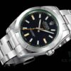 6931a6c2ccd8ab3d7af9b2db Rolex MILGAUSS Series 116400 Lightning Second Hand 904L Highest Version, DJ Factory's First Breakthrough – Green Sapphire Crystal Matches Genuine!