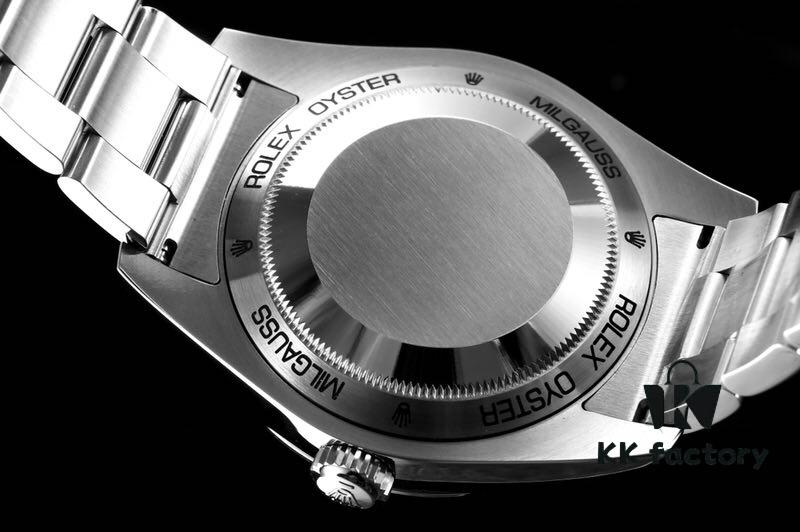 6931a6c2ccd8ab3d7af9b2dc Rolex MILGAUSS Series 116400 Lightning Second Hand 904L Highest Version, DJ Factory's First Breakthrough – Green Sapphire Crystal Matches Genuine!