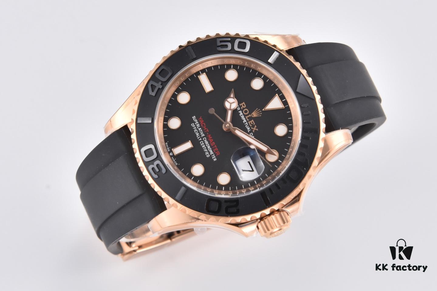 6931a6c5ccd8ab3d7af9b30e CLEAN Factory Launches Yacht 40mm Series 126655 PS / 126655 Rose Gold Version Recently Released