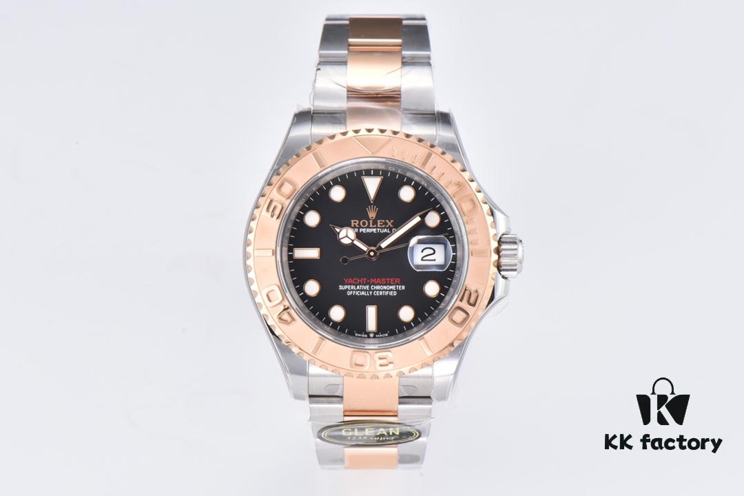 6931a6c6ccd8ab3d7af9b31f CLEAN/C Factory Launches Yacht 40mm Series 126621 Two-Tone Rose Gold Yacht