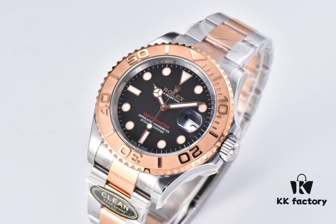6931a6c6ccd8ab3d7af9b320 CLEAN/C Factory Launches Yacht 40mm Series 126621 Two-Tone Rose Gold Yacht
